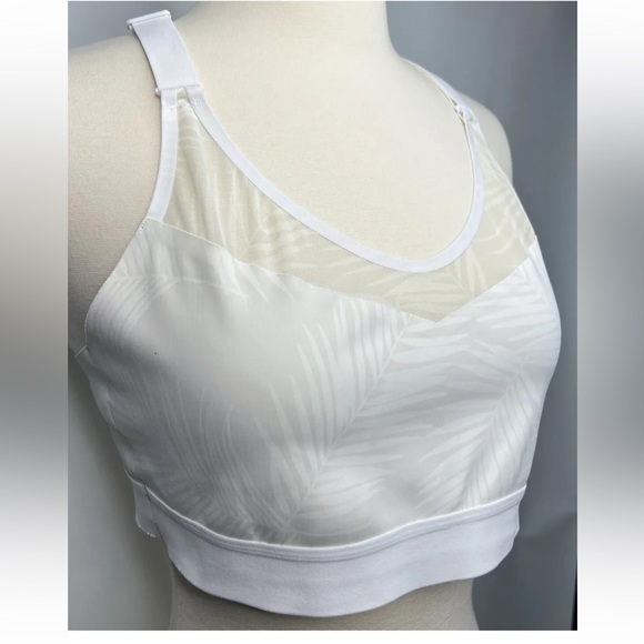 Victoria's Secret The Player Racerback Sports Bras Lot of 2 Both Sz L Red/White - Picture 1 of 11